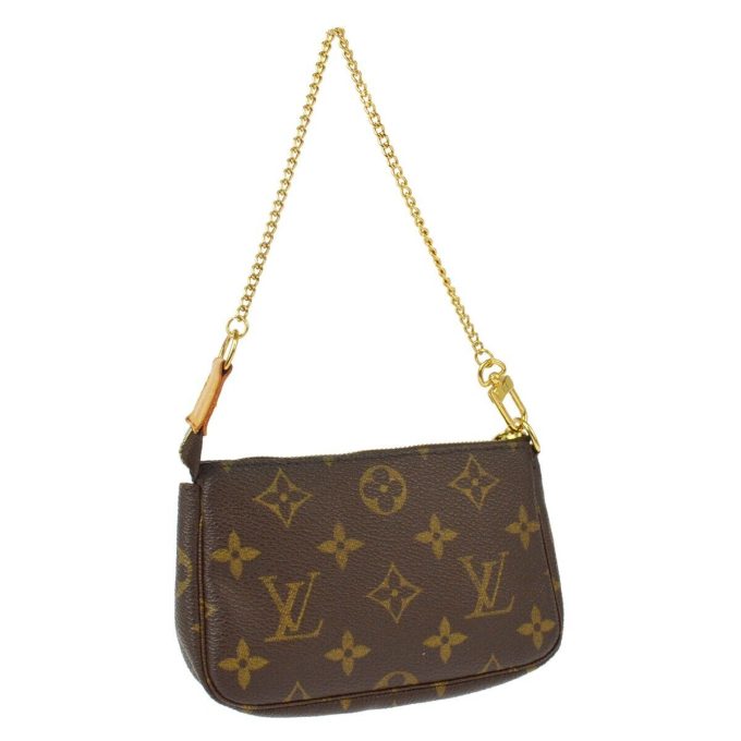 LOUIS VUITTON Monogram Mini Pochette Accessoires Handbag M58009 - Image 2