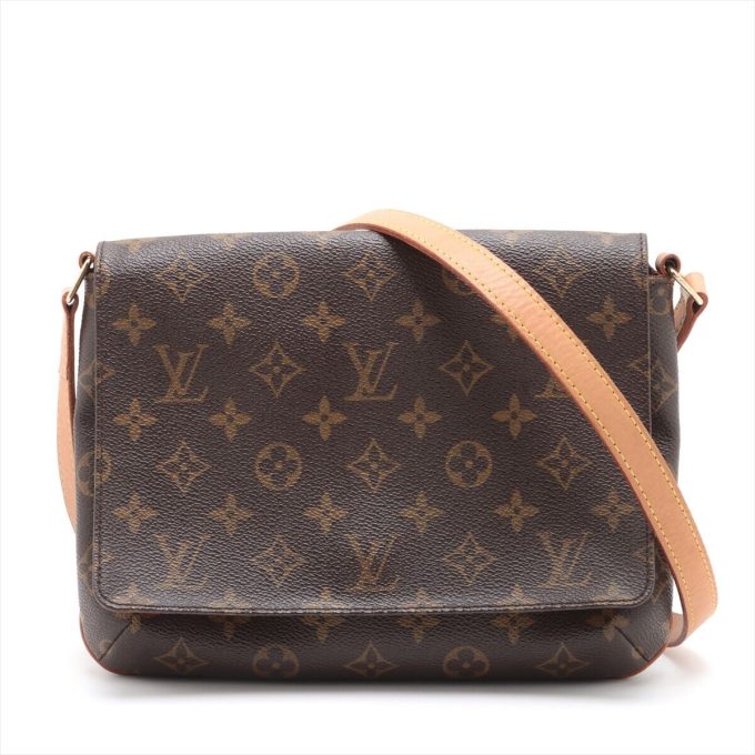 LOUIS VUITTON Monogram Musette Tango M51257 Crossbody Bag