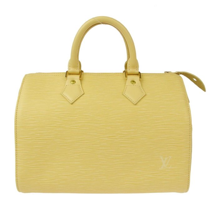 LOUIS VUITTON Vanilla Epi Speedy 25 Handbag M4301A SP1010