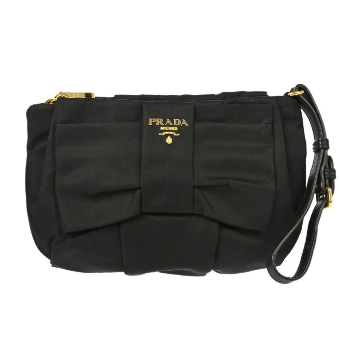 PRADA Black Nylon Pouch