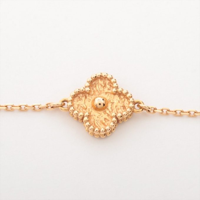 VAN CLEEF & ARPELS Sweet Alhambra Bracelet 750(PG) 2.4g - Image 3