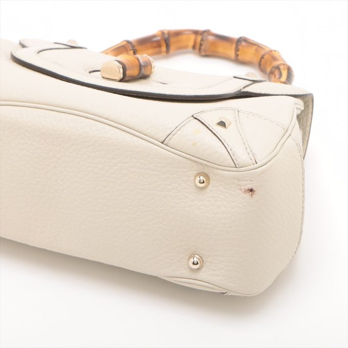 GUCCI Beige Leather Handbag, Style 137351 - Image 3