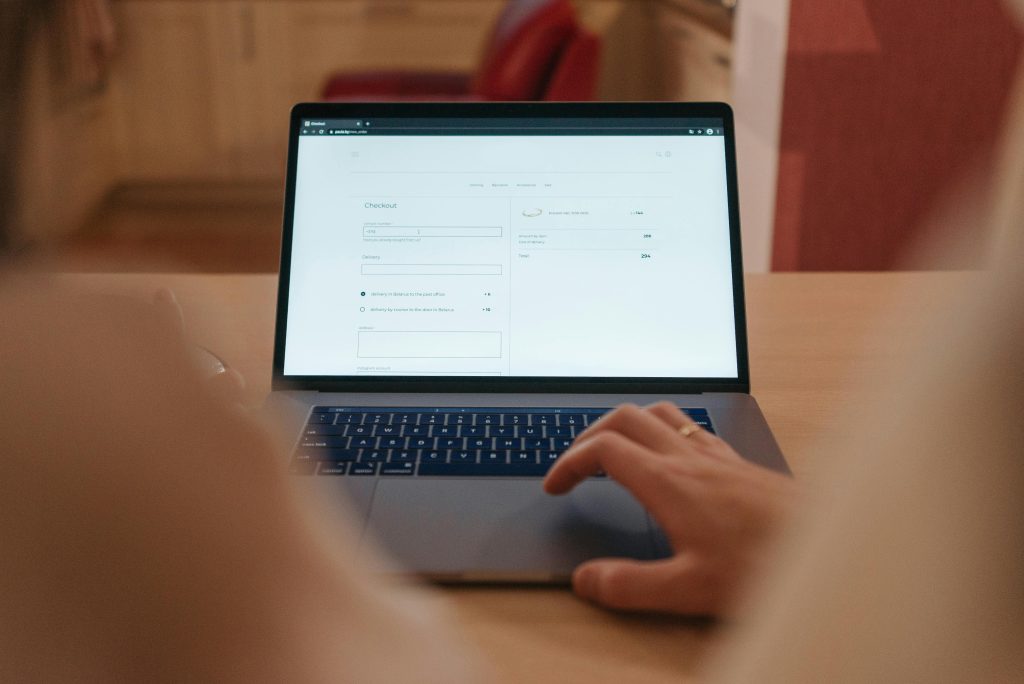 landing page