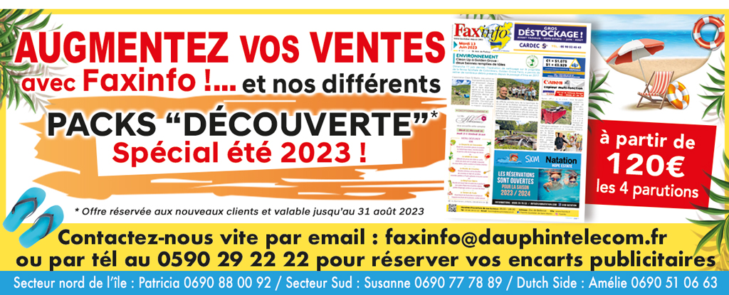 OFFRES PUBLICITAIRES : A l'occasion de ses 30 ans, Faxinfo lance les packs  pub «découverte» - Faxinfo