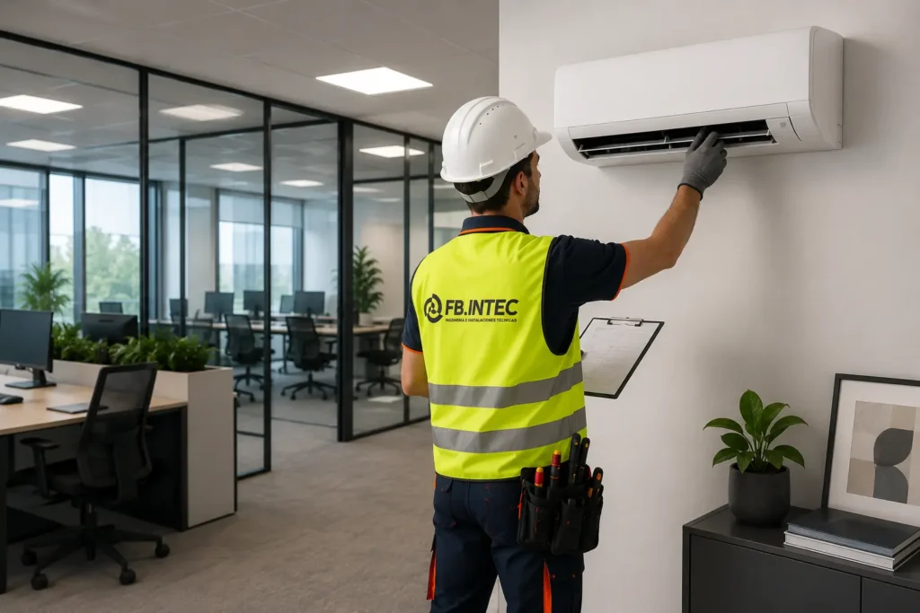 Instalación de aire acondicionado en Málaga