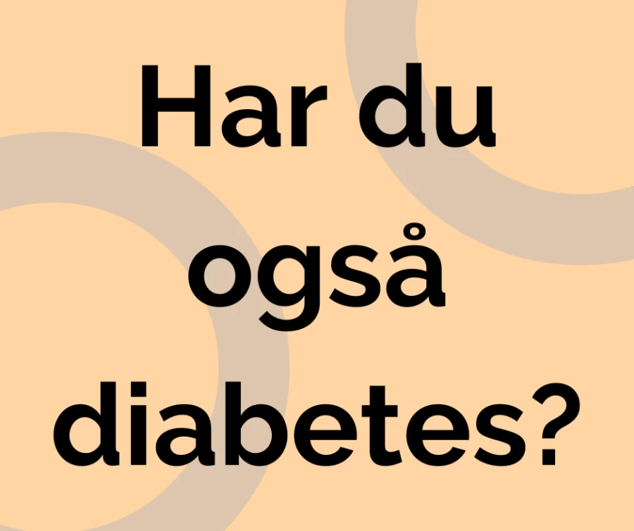 Over 360.000 mennesker lever med diabetes i Danmark.