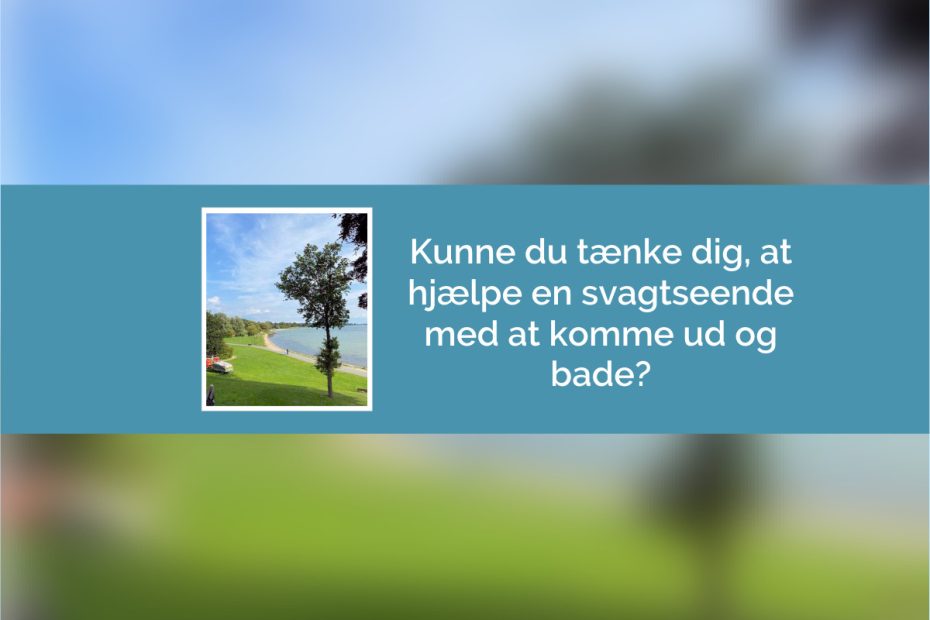 Kunne du tænke dig, at hjælpe en svagtseende med at komme ud og bade?