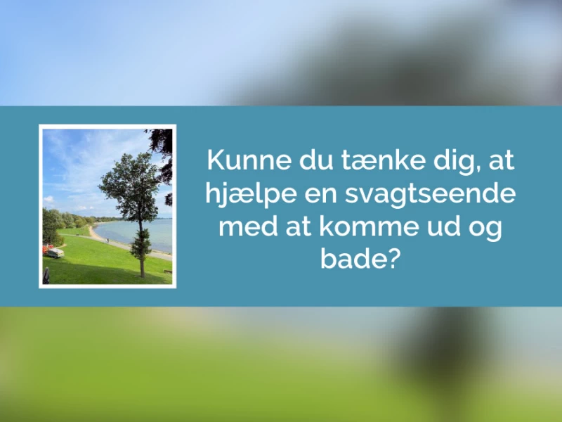 Kunne du tænke dig, at hjælpe en svagtseende med at komme ud og bade?