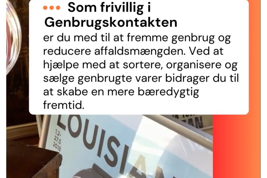 Vi søger frivillige til butikken i Vestergade 92