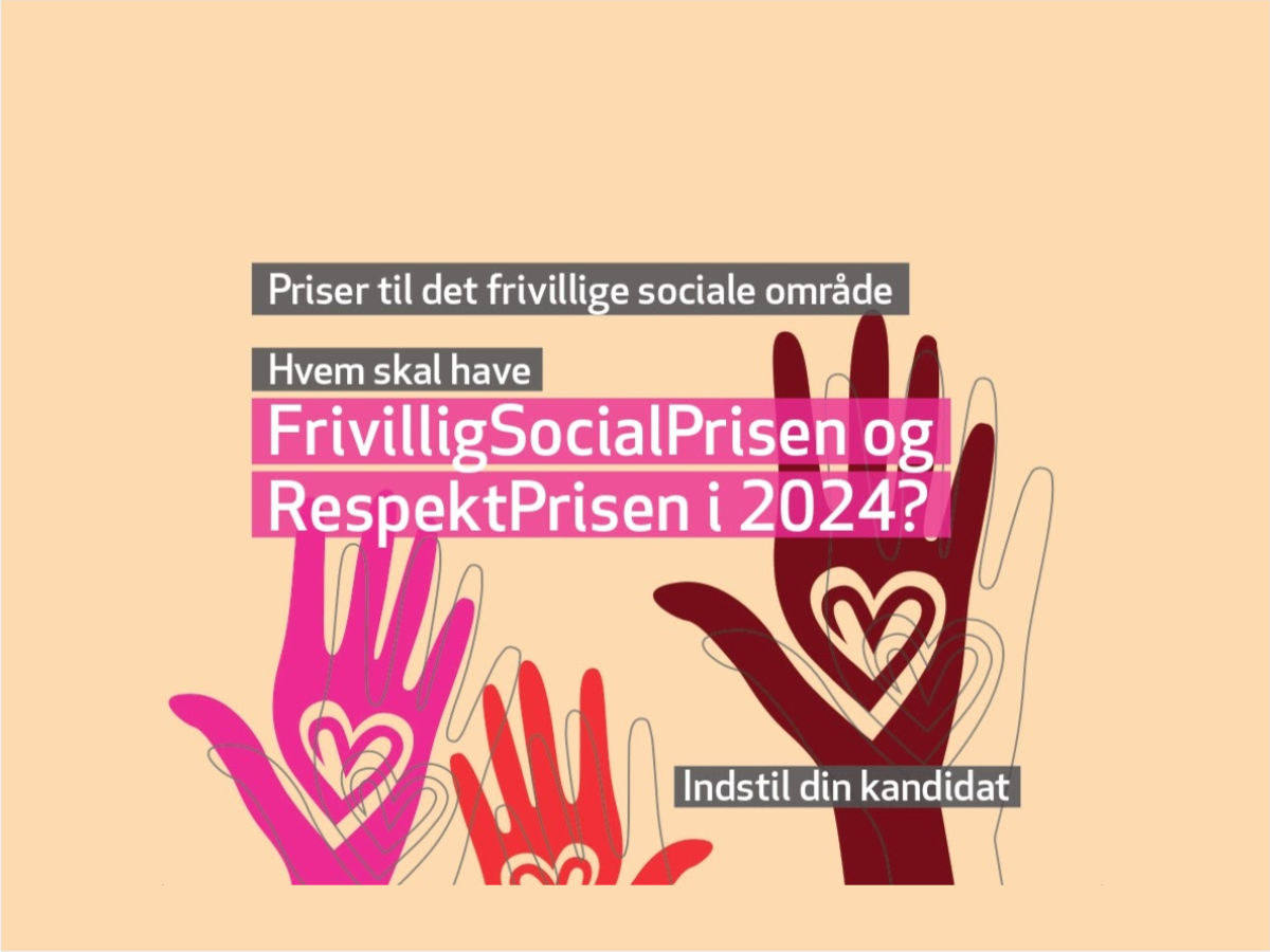 Hvem skal have FrivilligSocialPrisen og RespektPrisen i 2024?