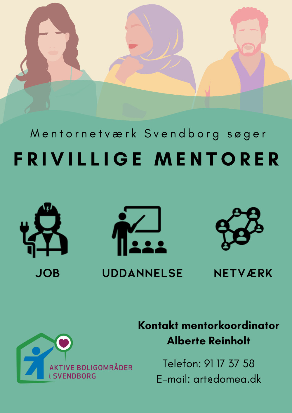 Mentornetværk Svendborg søger FRIVILLIGE MENTORER