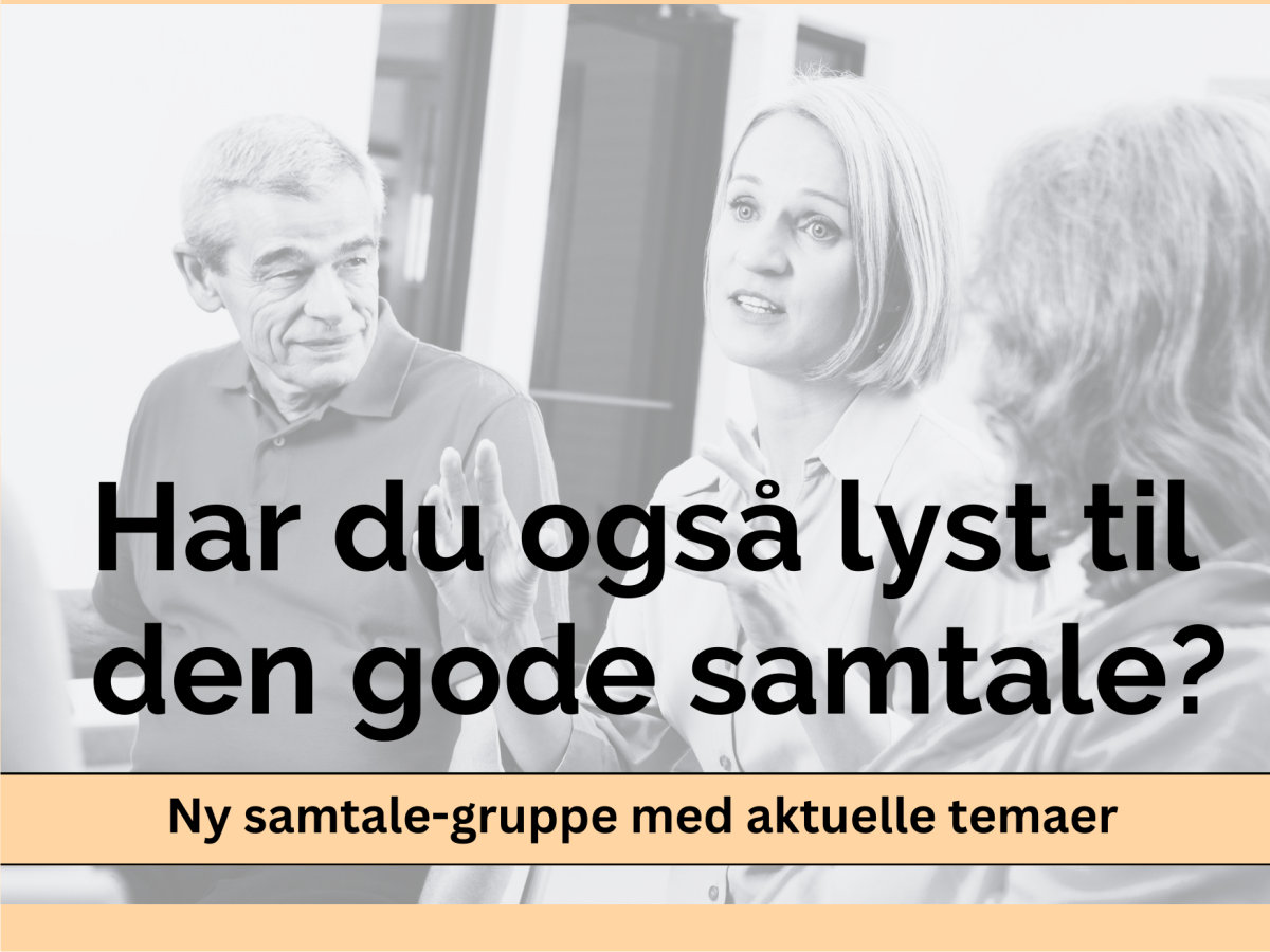 Har du også lyst til den gode samtale?