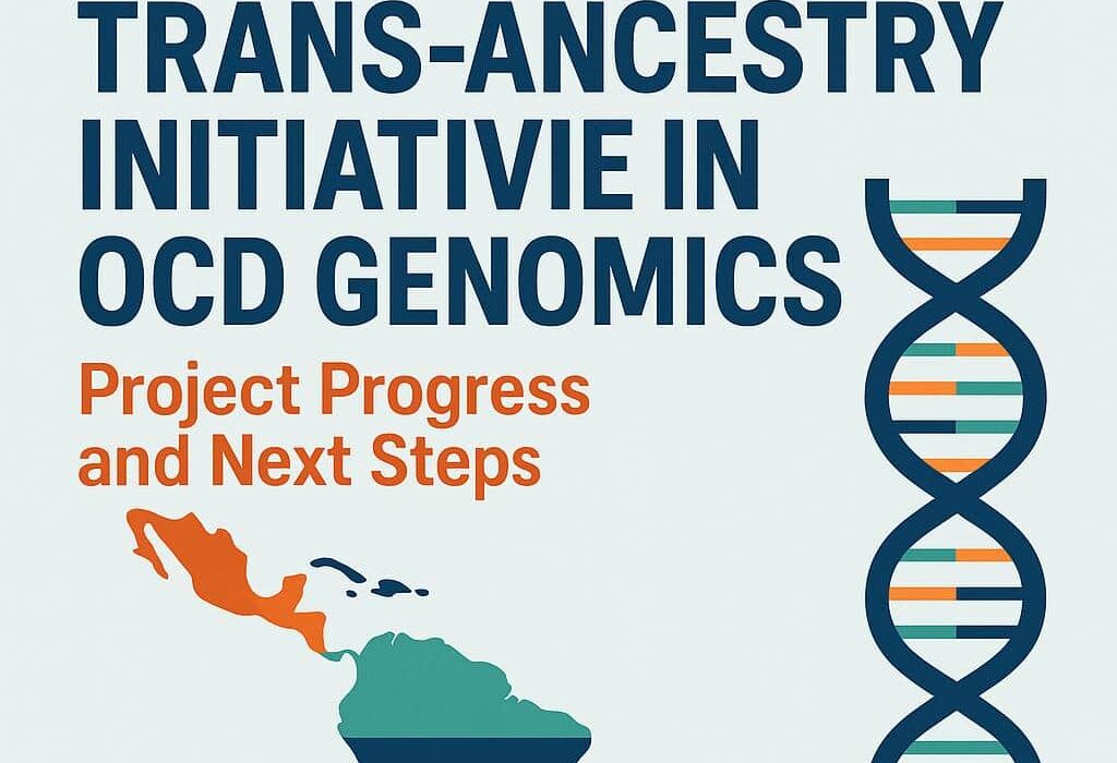 a poster with a map and dna chain