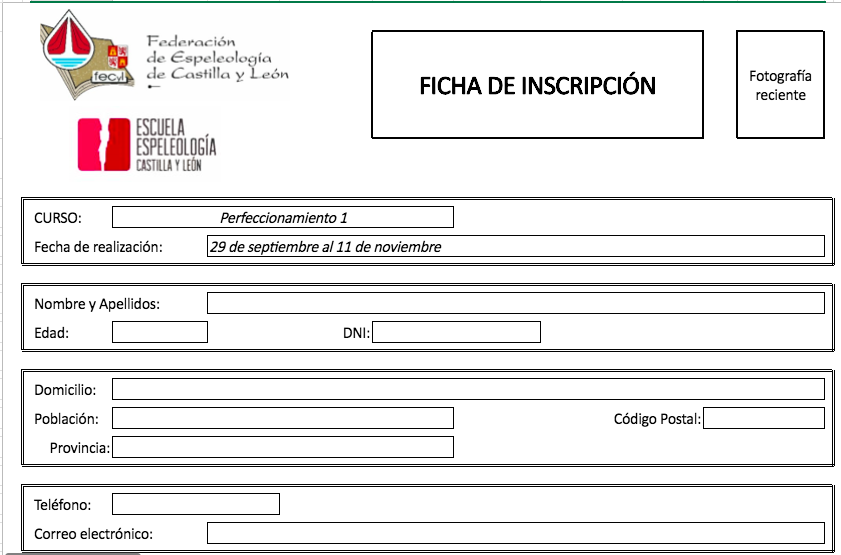 Inscripción Prefeccionamiento I