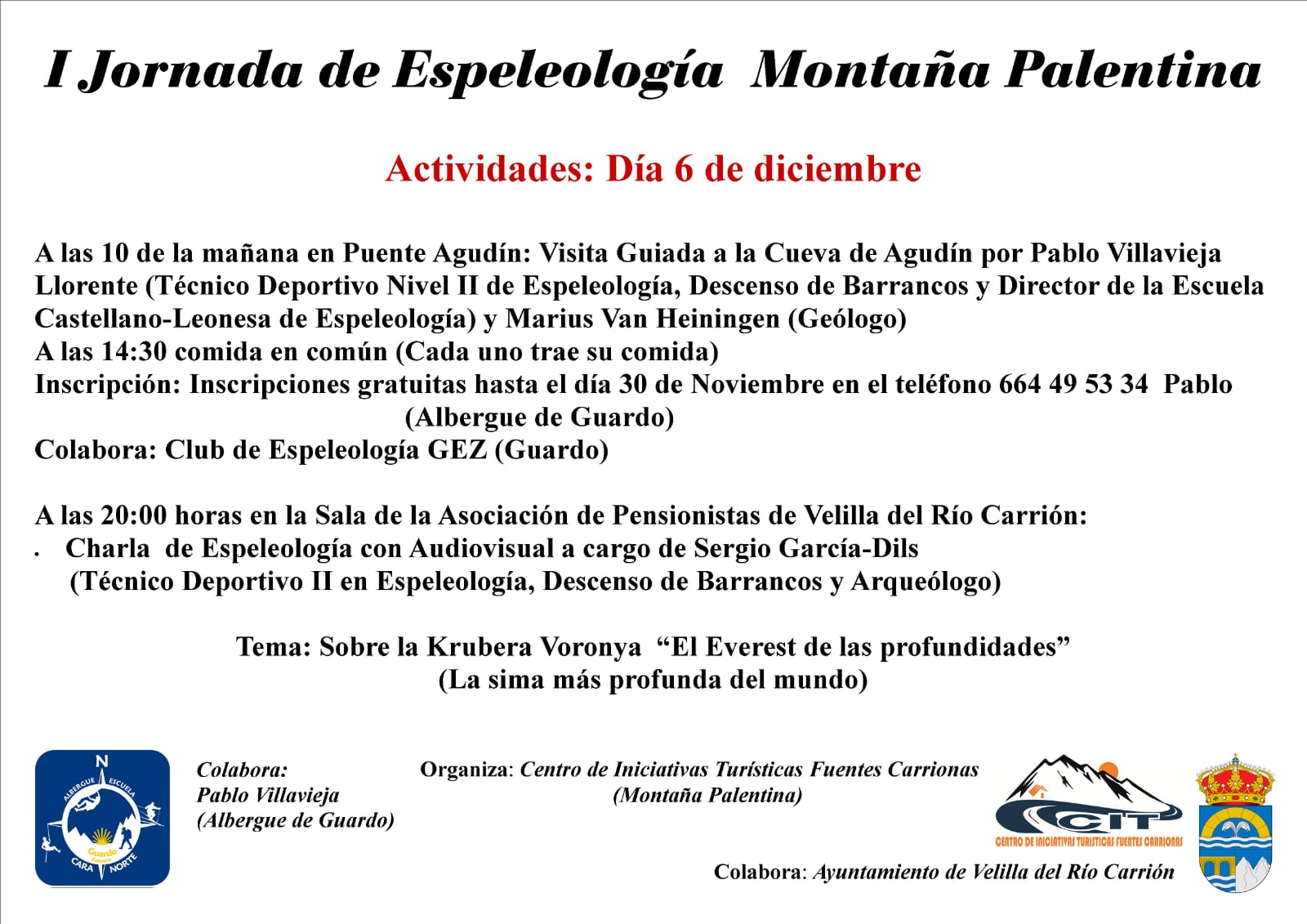 [NUEVO]  I Jornada Montaña Palentina