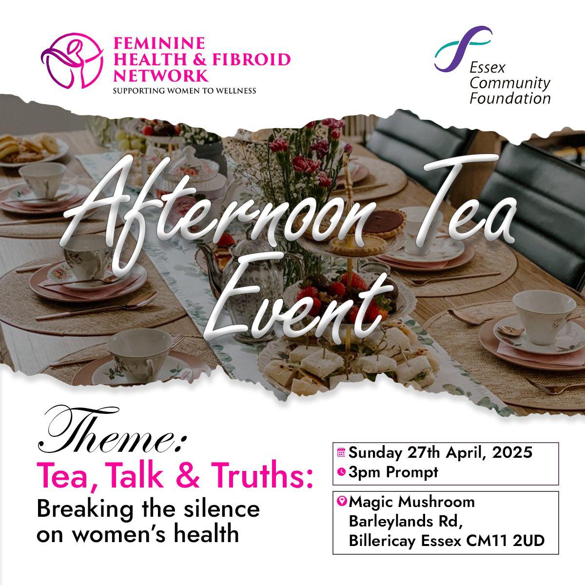 TEA, TALK & TRUTHS: BREAKING THE SILENCE ON WOMEN’S HEALTH