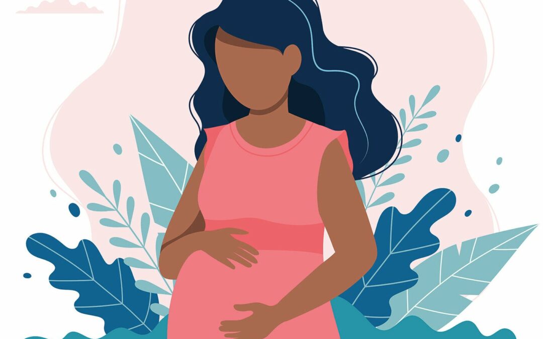 pregnant mother illustration
