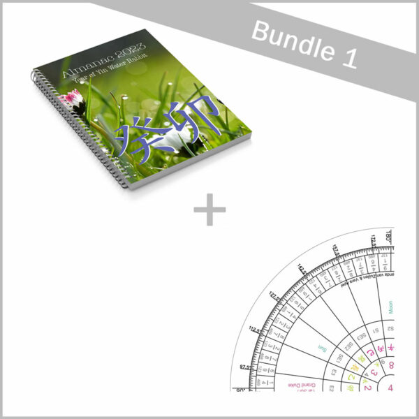 Bundle 1 Feng Shui Almanac 2023 + 2023 digital tracing compass (PNG