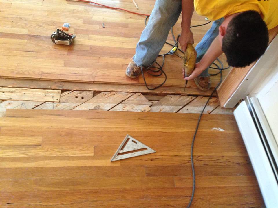 Wood flooring services