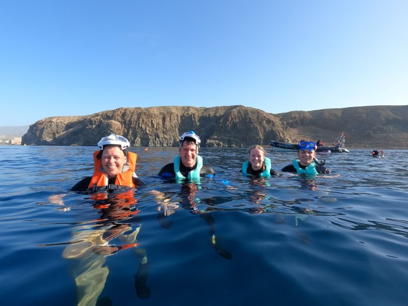 Tenerife. Kajak og snorkling med skildpadder.