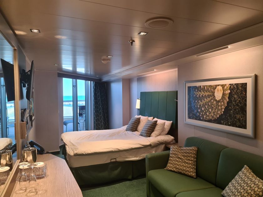 MSC Seaview. Balkonkahyt