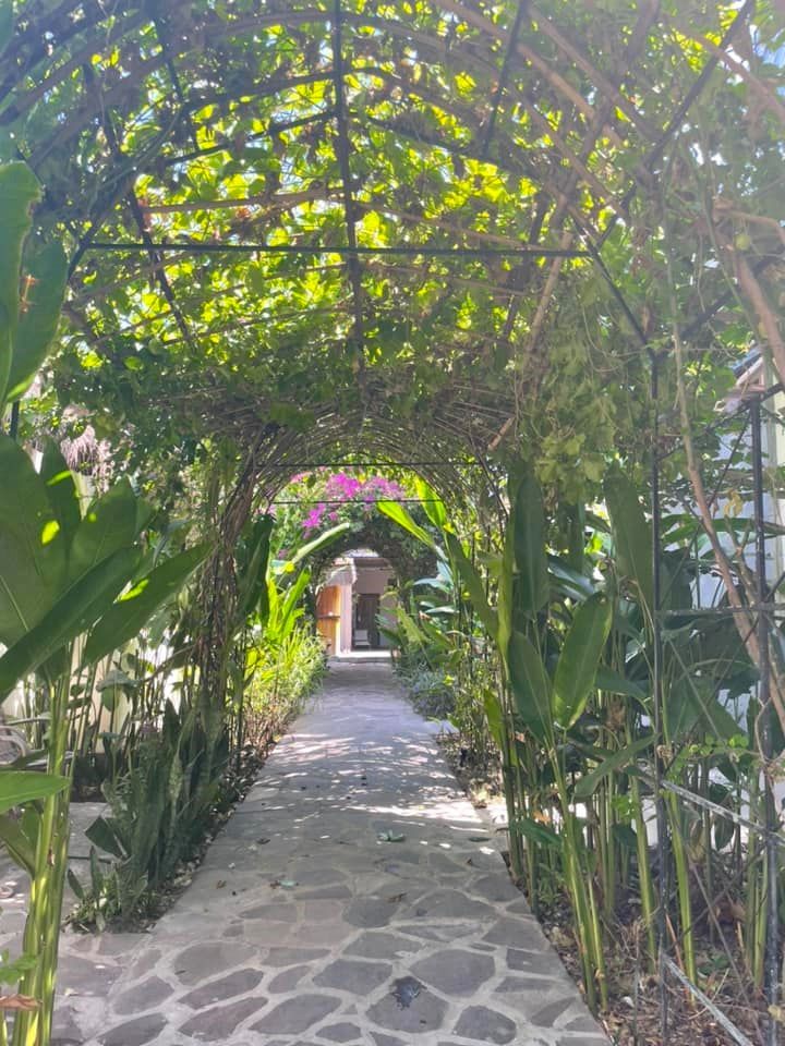 Indonesien. Gili øerne. Tipsea Turtle Hostel. Indgangen