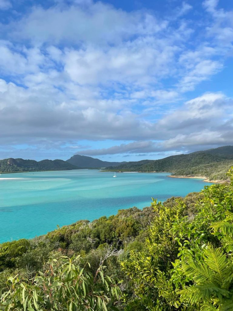 Withsundays og Airlie beach. Whitehaven beach. Et af de smukkeste steder i verden
