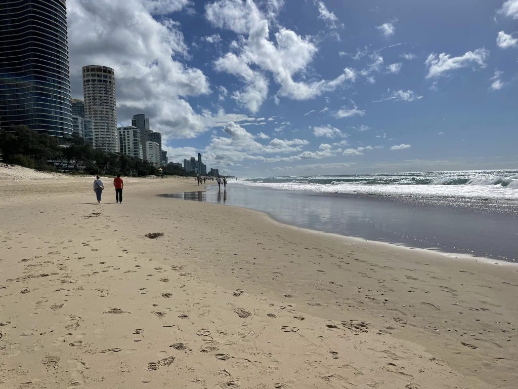 Gold Coast. Den fineste sandstrand