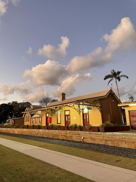 Byron Bay. Den gamle station.