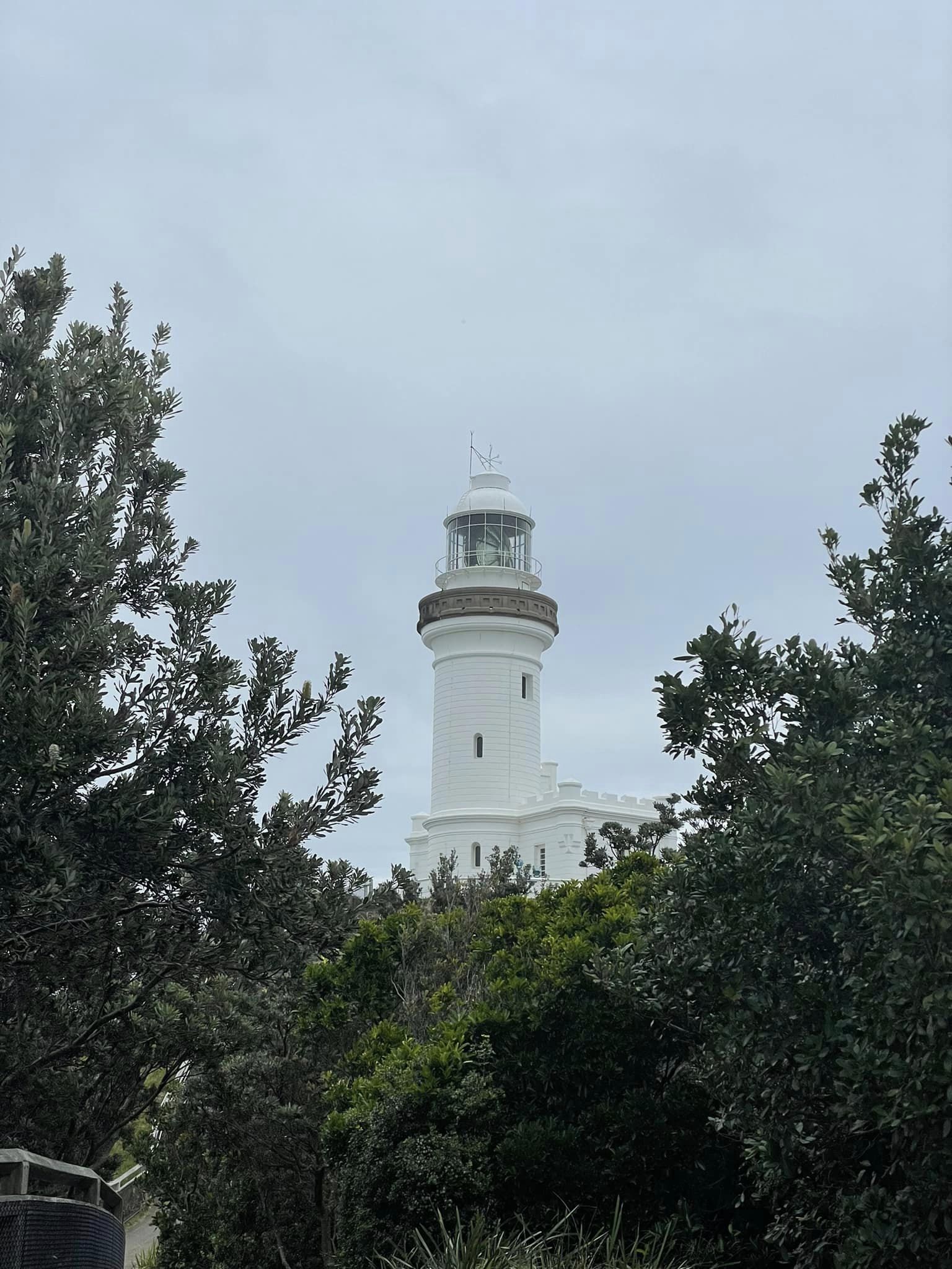 Byron Bay. Fyrtårnet på afstand