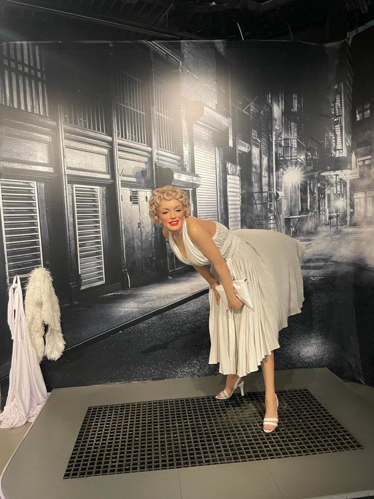 Madame Tussauds. Voksfigur af Marilyn Monroe