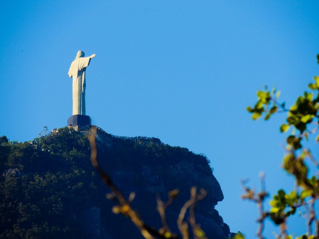 Rio de Janeiro. Jesus statuen på afstand. Billedet er taget af Aline Vieira.