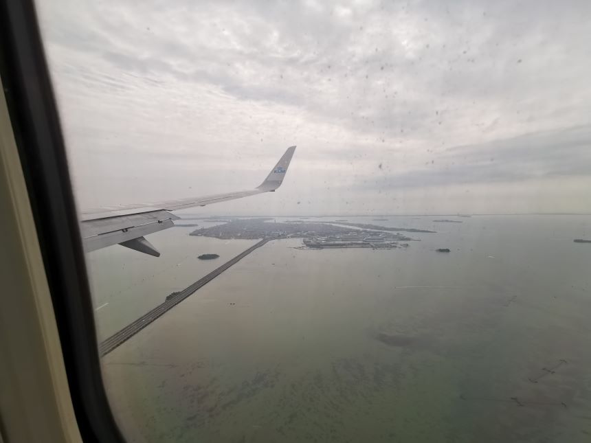 Indflyvning til Venedig