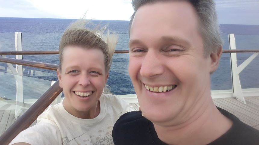 Oasis of the Seas i billeder. Det blæser på toppen af komandobroen