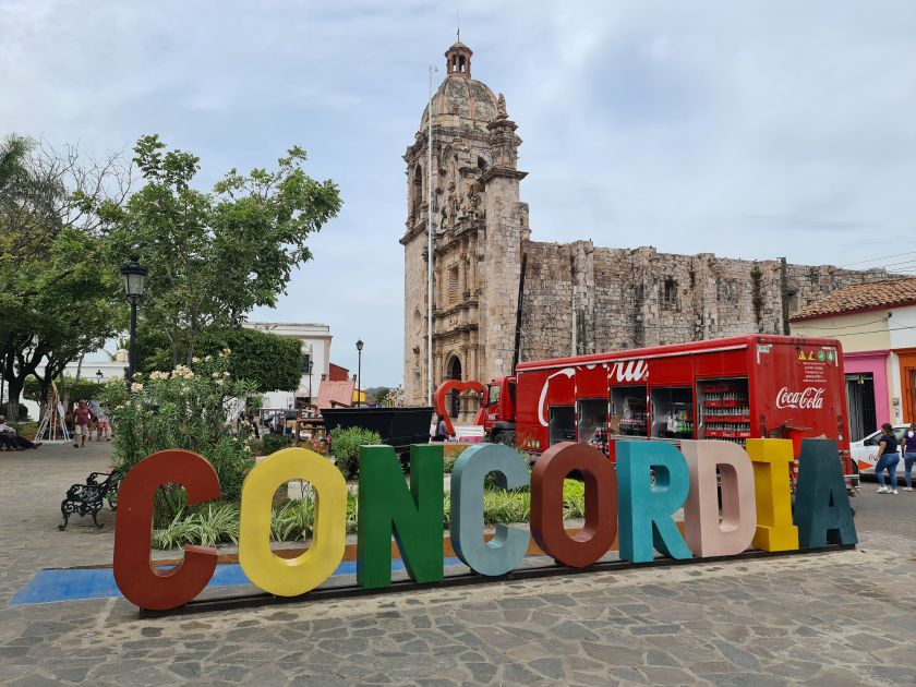 På bustur i Mexicos bagland.