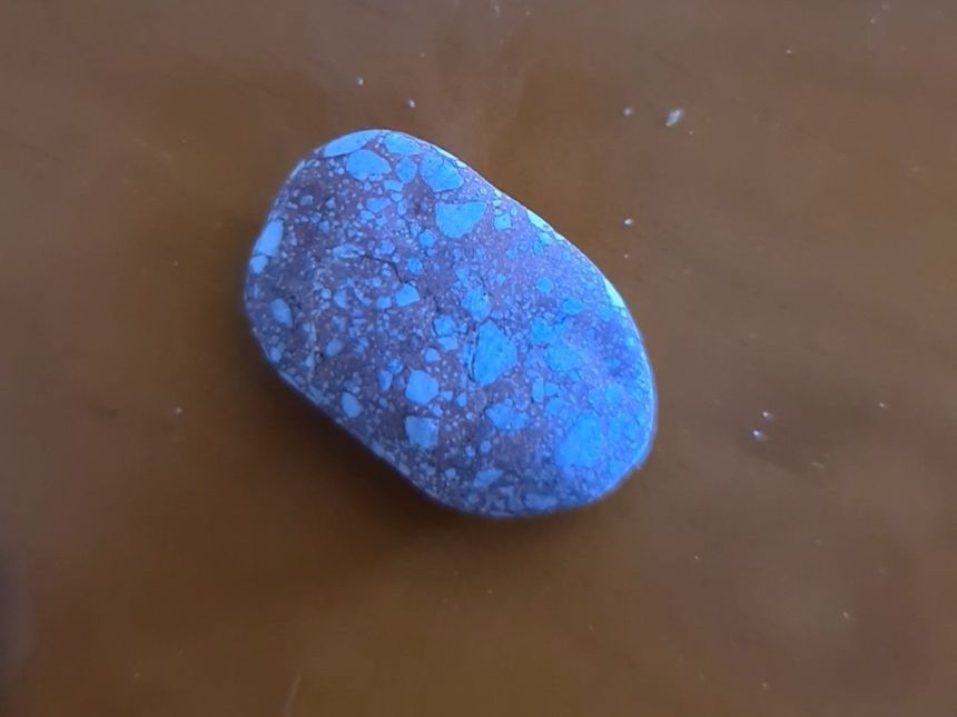 Rejseblog. Vera Playa, Almeria, Spanien – Vores hverdag under solen. Billeder af sten med mineraler