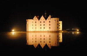 Schloss Glücksburg bei Nacht