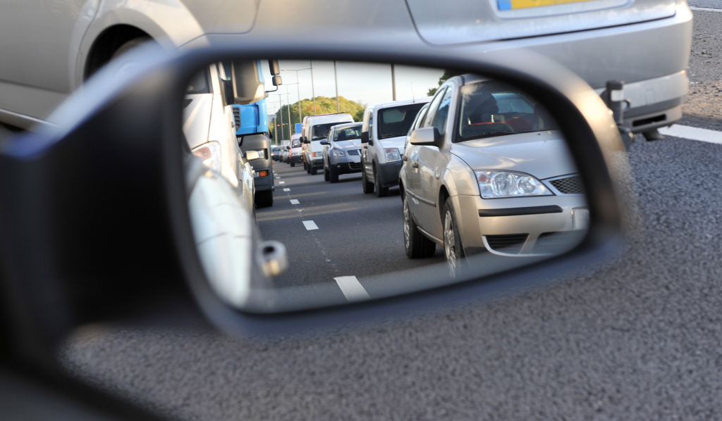 traffic jams after festival