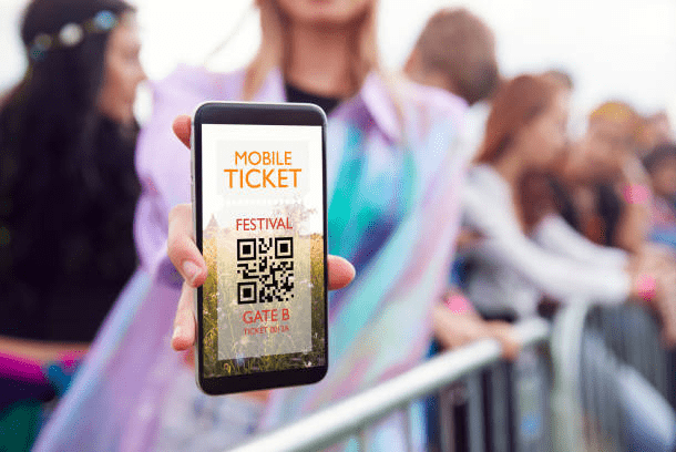 mobile festival ticket