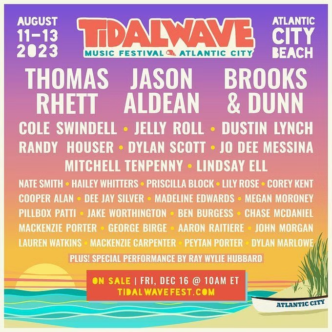 Tidalwave lineup 2023