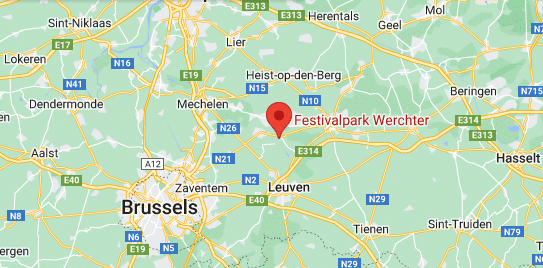 Rock Werchter location google maps