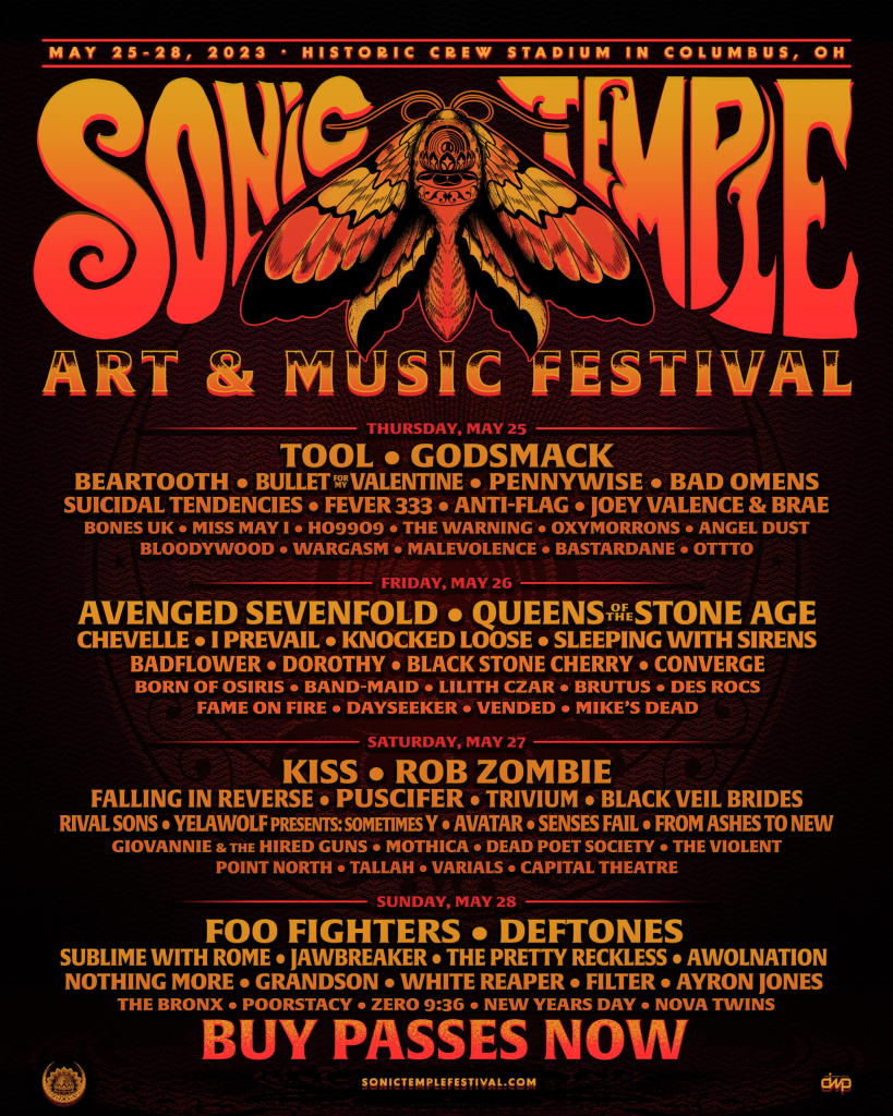 Sonic Temple Festival 2023 Lineup and More Information