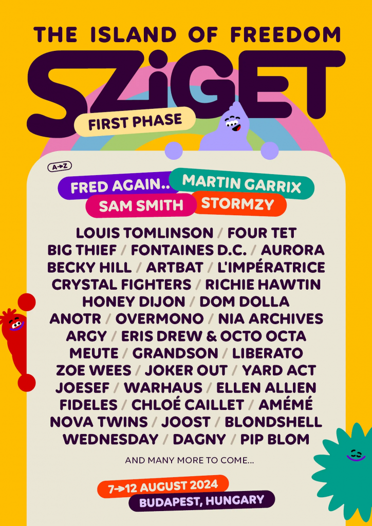 Sziget lineup 2024