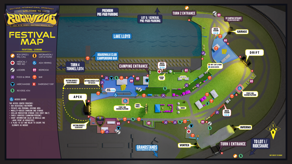 Welcome to Rockville Festival Map 2024