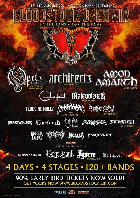 Bloodstock Open Air Lineup: Poster 2024