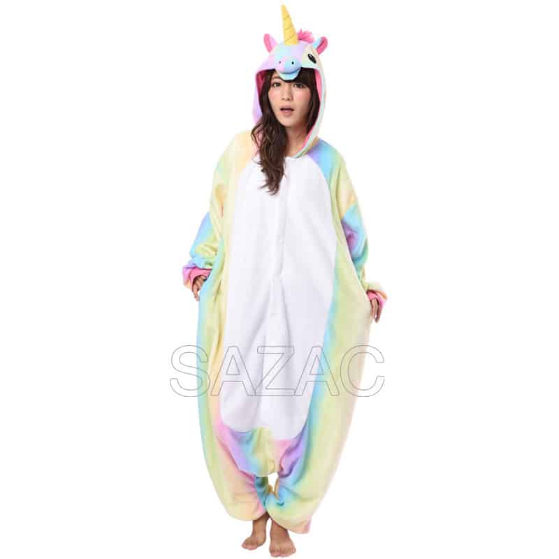 Regenboog eenhoorn onesie (Premium)