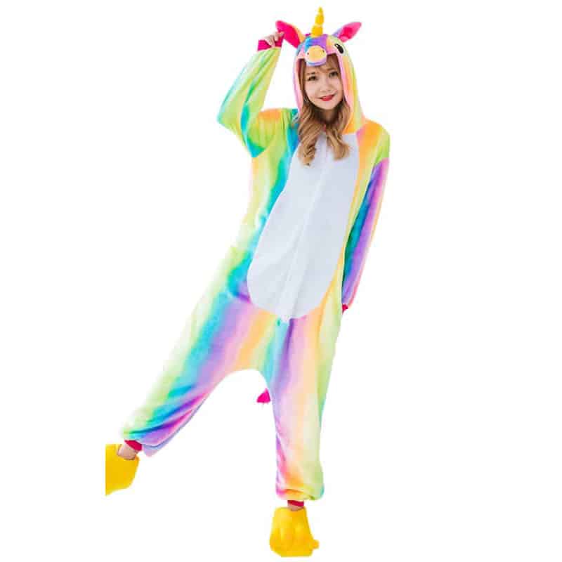 Eenhoorn Onesie regenboog