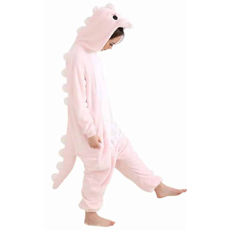 Roze dino Onesie