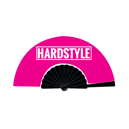 Hardstyle waaier - Roze