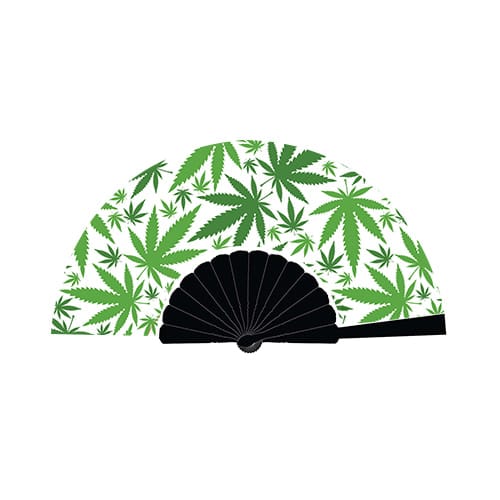 Deluxe festival waaier | Weed